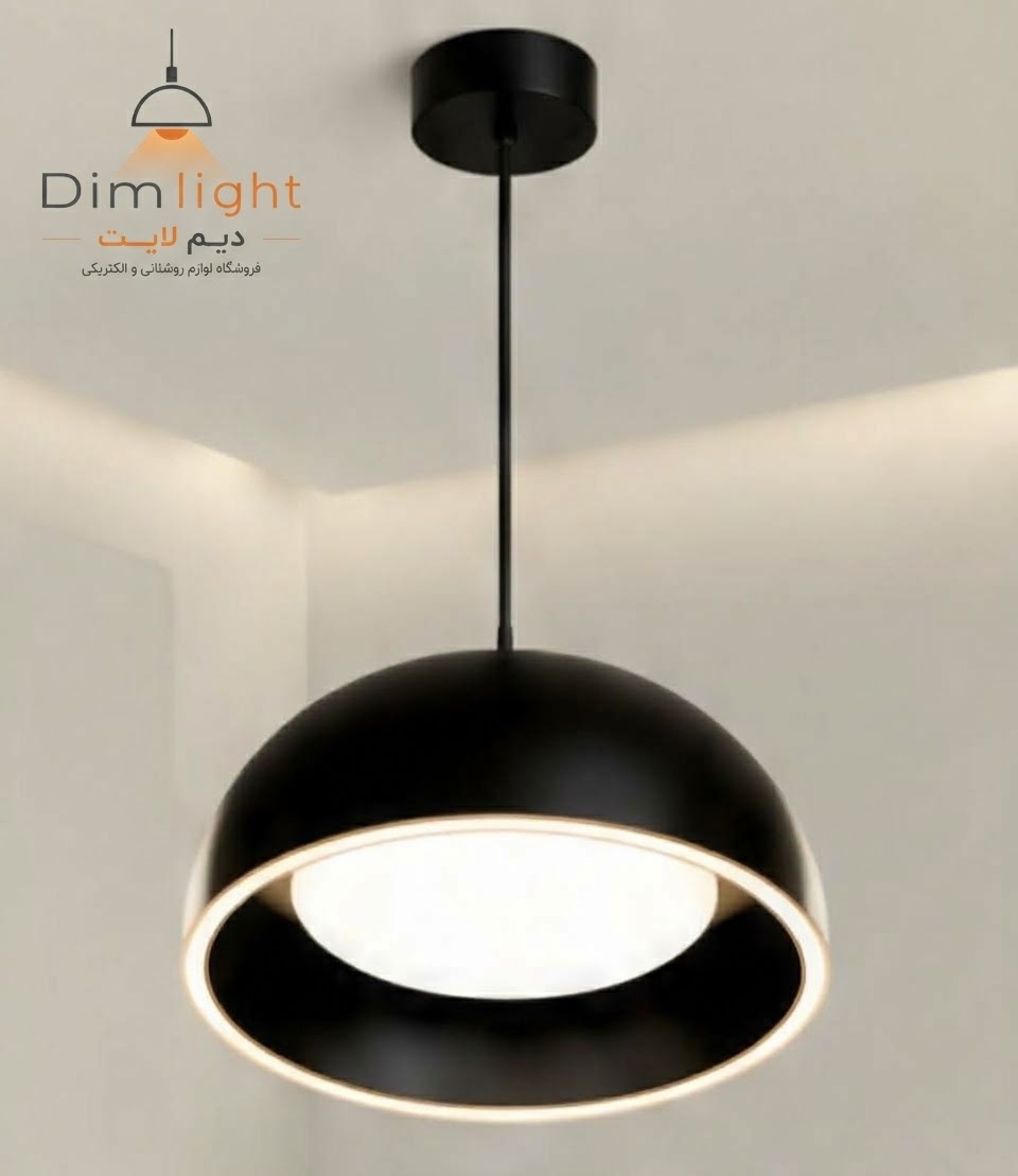 لوستر مدرن آویز وارداتی سه حالته کد 9116